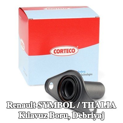 CORTECO Kılavuz Tüp, mil contası ile birlikte debriyaj — 2012 Renault Symbol / Thalia