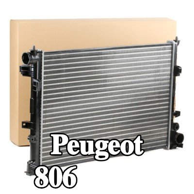 RIDEX مبرد المحرك من الألومنيوم, بلاستيك — Peugeot 806