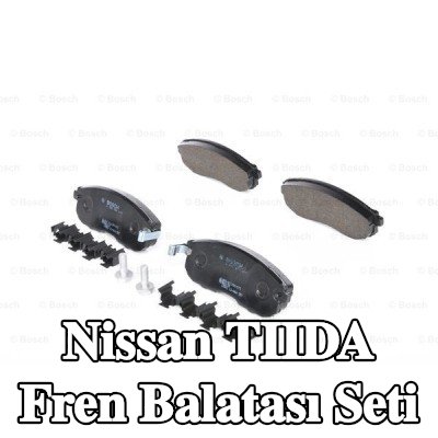BOSCH Fren balatası seti 17mm — Nissan Tiida