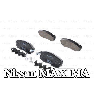 BOSCH مجموعة وسادات الفرامل 17mm — 1990 Nissan Maxima