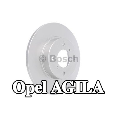 BOSCH القطر الخارجي لقرص المكابح: 246, 7mm, صلب, مطلي — 2002 Opel Agila