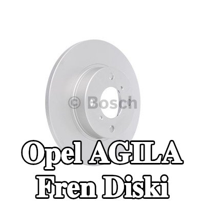 BOSCH Fren diski Dış Çap: 246, 7mm, düz, Kaplamalı — 2002 Opel Agila