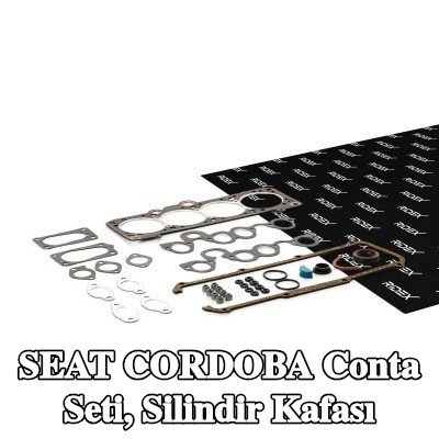 RIDEX Conta seti, silindir kafası 133, silindir kafası contası ile, valf gövdesi contalı — 1995 SEAT Cordoba