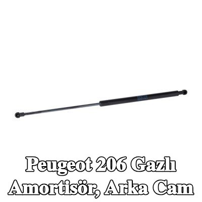 FEBI BILSTEIN Gaz Yayı, arka cam her iki taraf — Peugeot 206
