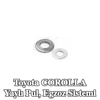 VEGAZ Yaylı pul, egzoz sistemi — Toyota Corolla