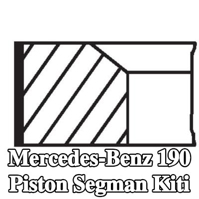 MAHLE Piston Segman Kiti — Mercedes-Benz 190