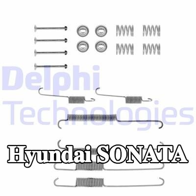 DELPHI طقم تركيب أحذية الفرامل — 1997 Hyundai Sonata
