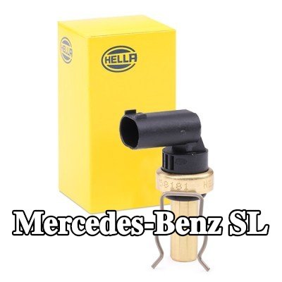 HELLA مستشعر, مستشعر درجة حرارة سائل التبريد مع حشية/مانع تسرب — 2012 Mercedes-Benz Sl