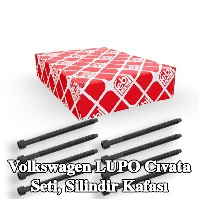 FEBI BILSTEIN Cıvata Kiti, silindir kafası 178mm — Volkswagen Lupo