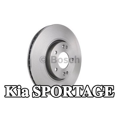 BOSCH القطر الخارجي لقرص المكابح: 300mm, مُهوى, مطلي — 2012 Kia Sportage