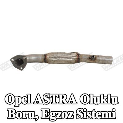WALKER Oluklu Boru, egzoz sistemi — Opel Astra