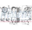 NISSENS ضاغط تكييف الهواء مع زيت ضاغط PAG, مع قابض مغناطيسي — Chevrolet Uplander (7)