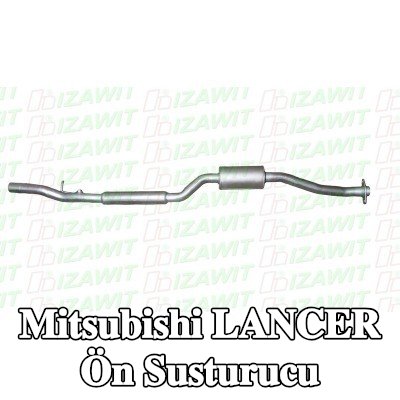 IZAWIT Ön susturucu orta — Mitsubishi Lancer