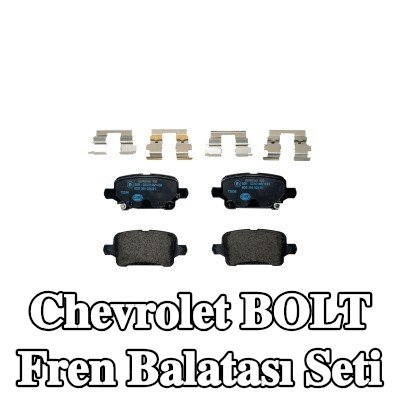 HELLA Fren balatası seti 17, 1mm, aksesuarlarla — Chevrolet Bolt