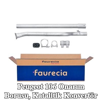 HELLA Onarım borusu, montaj parçaları ile birlikte katalitik konvertör — Peugeot 106