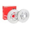 BREMBO Fren diski Prime, Outer Diameter: 360mm, Alüminyum Fren Diski Göbeği, içten havalandırmalı, oluklu/delikli, iki parçalı fren diski, Kaplamalı — 2016 Mercedes-Benz Amg Gt (1)