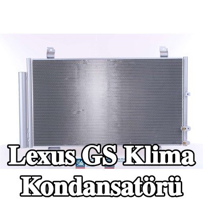 NISSENS Kurutuculu klima kondansatörü, azot dolgulu — 2005 Lexus Gs