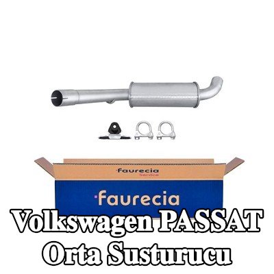 HELLA Montaj parçaları ile birlikte orta susturucu — 1997 Volkswagen Passat