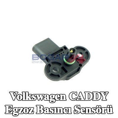 BOGAP Conta halkalı egzoz basınç sensörü, entegre hava sıcaklığı sensörlü — 2002 Volkswagen Caddy