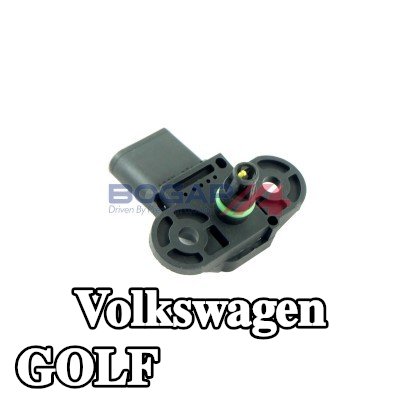 BOGAP مستشعر ضغط العادم مع حلقات مانعة للتسرب, مع مستشعر درجة حرارة الهواء المدمج — 2000 Volkswagen Golf