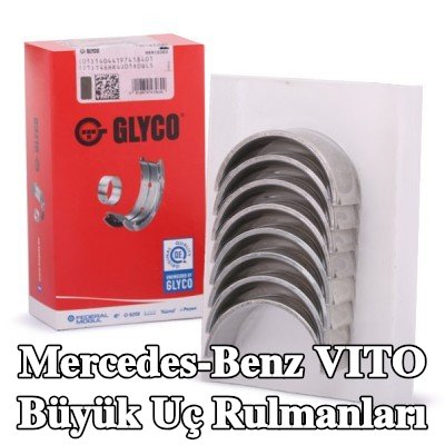 GLYCO Bronz kaplı çelik sırtlı büyük uç rulmanları — 1998 Mercedes-Benz Vito