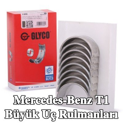 GLYCO Bronz kaplı çelik sırtlı büyük uç rulmanları — Mercedes-Benz T1