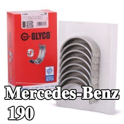 GLYCO محامل الطرف الكبير ذات ظهر فولاذي مطلي بالبرونز — Mercedes-Benz 190