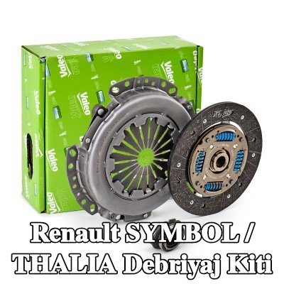 VALEO Debriyaj kiti CLASSIC KIT3P, debriyaj ayırma yatağı ile — 1998 Renault Symbol / Thalia