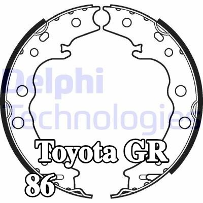 DELPHI أحذية فرامل اليد — Toyota Gr 86