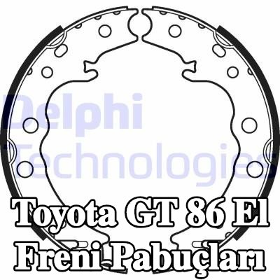 DELPHI El freni pabuçları — Toyota Gt 86