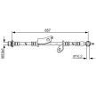 BOSCH Fren hortumu 657mm — Toyota Verso (6)