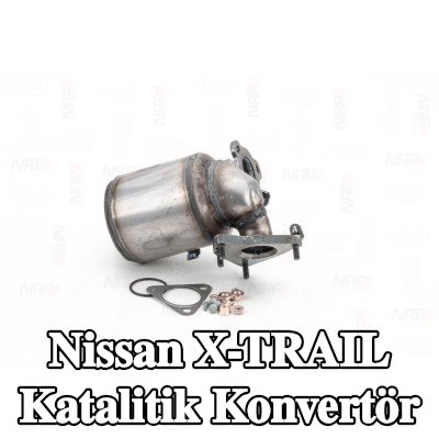 NAP carparts Sabitleme/montaj malzemesi dahil katalitik konvertör — Nissan X-trail