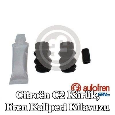 AUTOFREN SEINSA Körük, fren kaliperi kılavuzu — 2003 Citroën C2