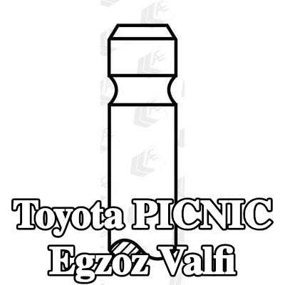AE Egzoz valfi — Toyota Picnic