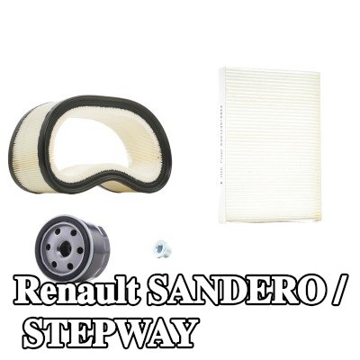 RIDEX مجموعة الفلاتر — 2012 Renault Sandero / Stepway