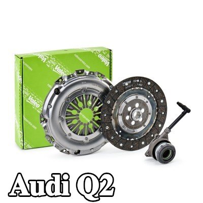 VALEO طقم القابض KIT3P (CSC) مع قابض عالي الكفاءة, مع أسطوانة تابعة مركزية — Audi Q2