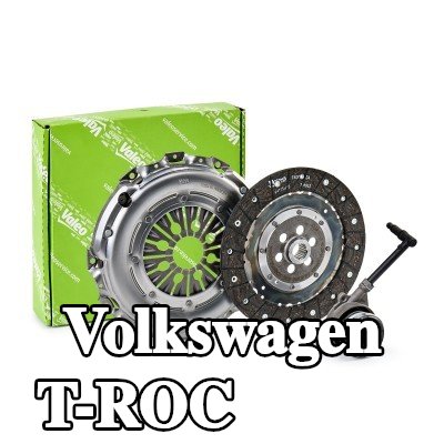 VALEO طقم القابض KIT3P (CSC) مع قابض عالي الكفاءة, مع أسطوانة تابعة مركزية — Volkswagen T-roc