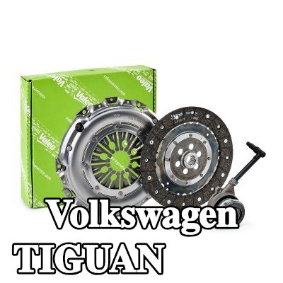 VALEO طقم القابض KIT3P (CSC) مع قابض عالي الكفاءة, مع أسطوانة تابعة مركزية — Volkswagen Tiguan