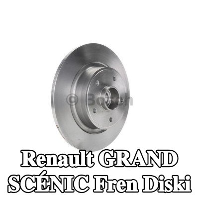 BOSCH Fren diski Dış Çap: 274mm, düz, Yağlanmış, ABS sensör halkalı, tekerlek yatağı ile — 2005 Renault Grand Scénic