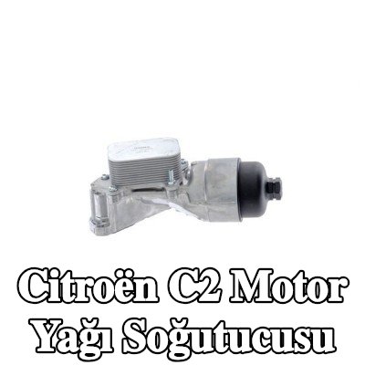 MAHLE Conta/sızdırmazlık elemanları ile motor yağı soğutucusu, yağ filtresi muhafazalı, filtre ile — 2004 Citroën C2