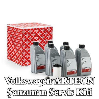 FEBI BILSTEIN Conta/sızdırmazlık elemanlı şanzıman servis kiti, vida ile, conta halkası ile — Volkswagen Arteon