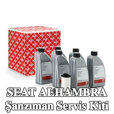 FEBI BILSTEIN Conta/sızdırmazlık elemanlı şanzıman servis kiti, vida ile, conta halkası ile — SEAT Alhambra