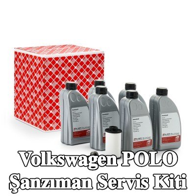 FEBI BILSTEIN Conta/sızdırmazlık elemanlı şanzıman servis kiti, vida ile, conta halkası ile — Volkswagen Polo