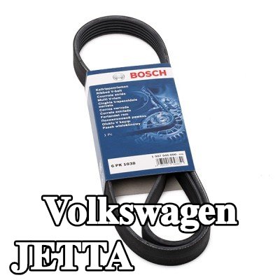 BOSCH حزام سيربنتين 1038mm, Number of ribs: 6 — 2004 Volkswagen Jetta