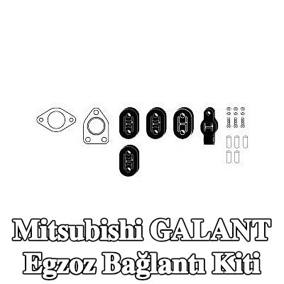 VEGAZ Egzoz bağlantı kiti — Mitsubishi Galant