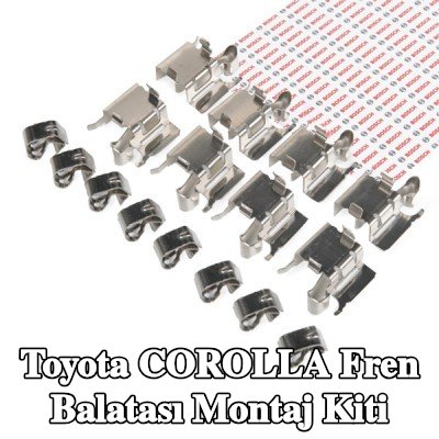 BOSCH Fren balatası montaj kiti — Toyota Corolla