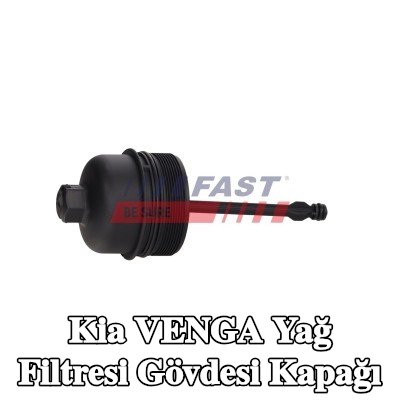 FAST Contalı/sızdırmazlıklı yağ filtresi muhafazası kapağı, yağ filtresi olmadan — Kia Venga