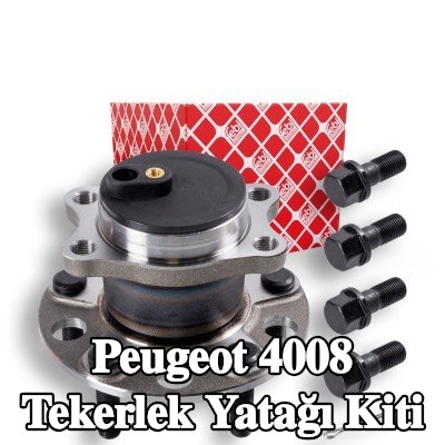FEBI BILSTEIN Tekerlek yatağı kiti Tekerlek göbeğine entegre tekerlek yatağı, ABS sensör halkalı, entegre manyetik sensör halkalı, sabitleme/montaj malzemesi ile — Peugeot 4008