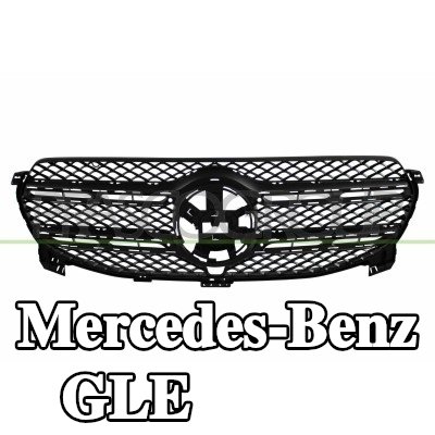 PRASCO شبكة المبرد باللون الأسود — Mercedes-Benz Gle