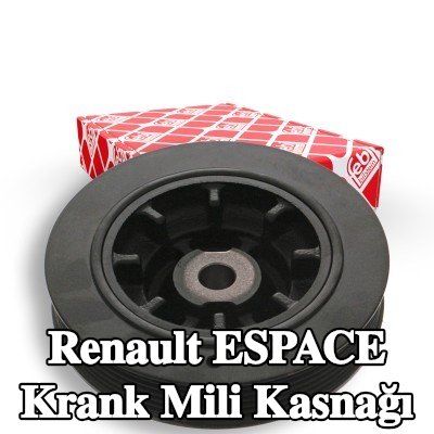 FEBI BILSTEIN Krank mili için krank mili kasnağı — 1997 Renault Espace